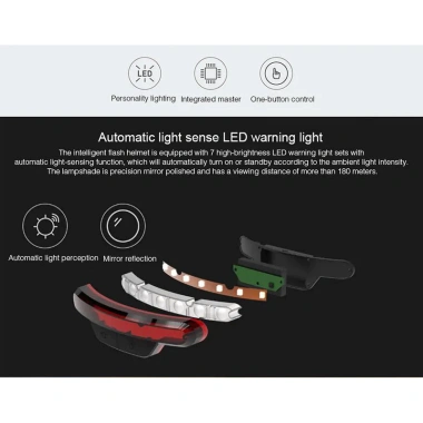 Mũ bảo hiểm thông minh Xiaomi Smart4U đèn Flash tiện lợi, chất lượng cao - Giá 614.520₫