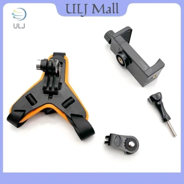 Mũ bảo hiểm ULJ, đai cằm kẹp điện thoại, hỗ trợ máy ảnh thể thao 5-6-7, giá đỡ mặt