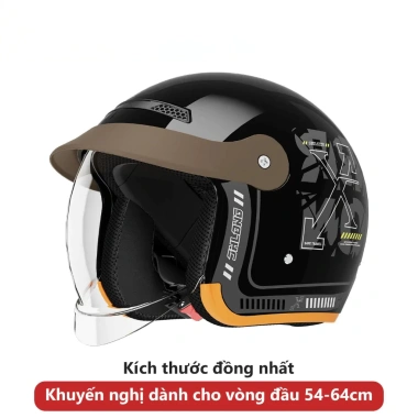 Mũ bảo hiểm unisex ga & xe máy, kính PC 3C, vỏ ABS thoáng khí, chống trầy xước - 297.000₫ 10