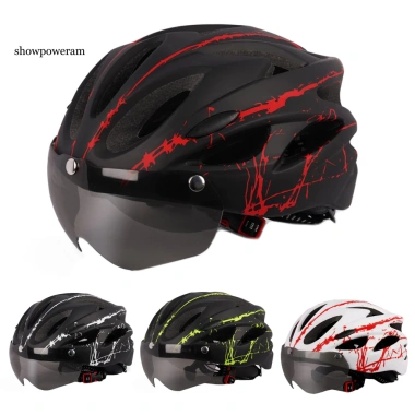 Mũ bảo hiểm xe đạp siêu nhẹ unisex có kính - Siêu nhẹ, an toàn, giảm giá 22% 6