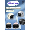 Mũ Bảo Hiểm Xe Máy Nam Nữ Pin Nửa Mũ 4 Mùa Đa Năng Chống Nắng Hel Giá 146.500₫ 9