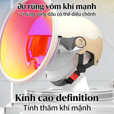 Mũ bảo hiểm xe tay ga Masontex, kính chắn gió tích hợp, phù hợp mọi mùa 284.999₫ 3