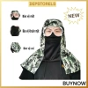 Mũ bảo hộ lao động kèm khẩu trang chống nắng, bụi, kính bảo vệ - giá 60.000₫