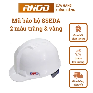 Mũ bảo hộ lao động SSEDA Việt Nam chất lượng cao, giảm giá 100k, bảo vệ an toàn