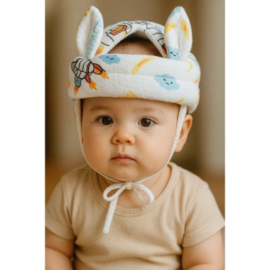 Mũ bảo vệ đầu bé vải đũi xốp cao cấp, nón bảo hiểm an toàn cho bé tập ngồi, bò, đi Mũ bảo vệ đầu bé vải đũi xốp cao cấp, nón bảo hiểm an toàn cho bé tập ngồi, bò, đi