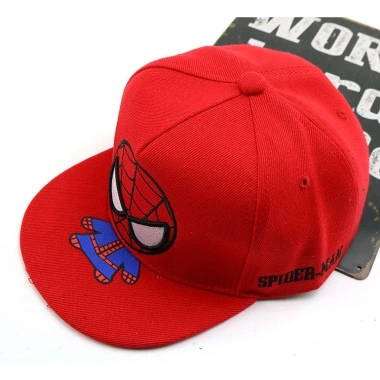 Mũ bé trai 1‑7 tuổi thêu Spider‑Man siêu nhân, mũ lưỡi trai đi học mầm non, mẫu giáo, đồ trẻ em – giảm giá 21%