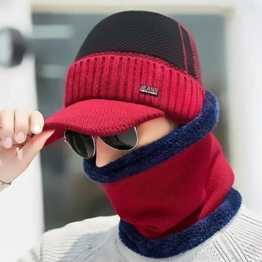 Mũ beanie HYCEO ấm mùa đông, dệt kim lông cừu, thoáng khí, bảo vệ lạnh 94.600₫ 6