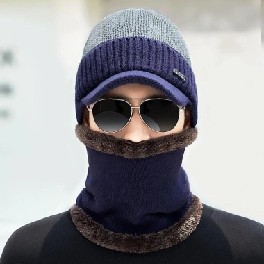 Mũ beanie HYCEO ấm mùa đông, dệt kim lông cừu, thoáng khí, bảo vệ lạnh 94.600₫ 9