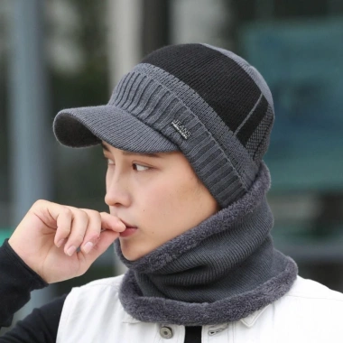 Mũ beanie HYCEO ấm mùa đông, dệt kim lông cừu, thoáng khí, bảo vệ lạnh 94.600₫ 10