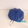 Mũ beret da màu trơn cho bé, thời trang trẻ trung, dây rút tiện lợi, giảm 19% 9