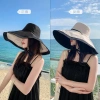 Mũ biển Hàn Quốc nón rộng vành 2 mặt gấp gọn, chống UV, chống nắng - 169k 6