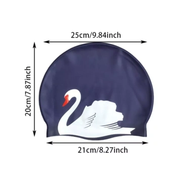 Mũ bơi MAOYE66SY họa tiết in cỡ lớn, silicon co giãn chống trượt - phụ kiện bể bơi giá ưu đãi