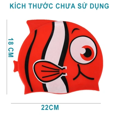 Mũ Bơi Trẻ Em Trùm Tai Silicone Chống Nước Cao Cấp - Giá 46.400 VND Giảm Đến 40%