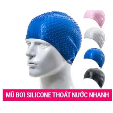 Mũ bơi trùm tai trẻ 7+ và người lớn - Chống nước, bảo vệ tai, giảm tiếng 7