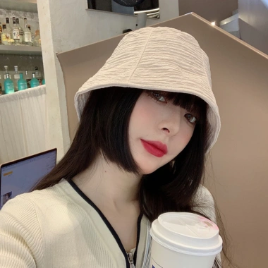 Mũ bucket Nón xô nữ 100% Cotton chống nắng, siêu nhẹ, thoáng mát, gấp nếp MUBU004