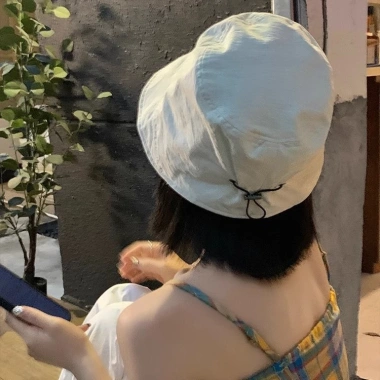 Mũ bucket nữ SAIGON HAT - Tai bèo, vành cụp, dây rút, dù cotton thoáng mát, phong cách Hàn Quốc, chỉ 155k 4