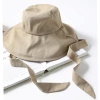 Mũ bucket nữ tai bèo rộng, vành che nắng, dây cột chất, mặt nạ cotton gập - 111.999₫ 2