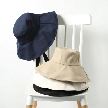 Mũ bucket nữ tai bèo rộng, vành che nắng, dây cột chất, mặt nạ cotton gập - 111.999₫