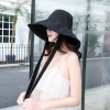 Mũ bucket nữ tai bèo rộng, vành che nắng, dây cột chất, mặt nạ cotton gập - 111.999₫ 9