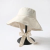Mũ bucket nữ tai bèo rộng, vành che nắng, dây cột chất, mặt nạ cotton gập - 111.999₫ 10