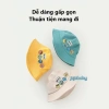 Mũ bucket tai bèo, nón vải rộng vành bảo vệ bé khỏi ánh nắng, dây mũ điều chỉnh 5