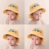 Mũ bucket tai bèo, nón vải rộng vành bảo vệ bé khỏi ánh nắng, dây mũ điều chỉnh 6