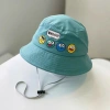 Mũ bucket tai bèo, nón vải rộng vành bảo vệ bé khỏi ánh nắng, dây mũ điều chỉnh 9