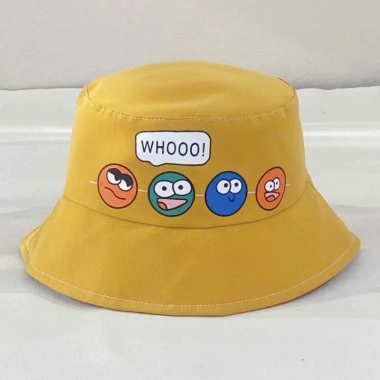 Mũ bucket tai bèo, nón vải rộng vành bảo vệ bé khỏi ánh nắng, dây mũ điều chỉnh 10