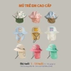 Mũ bucket trẻ em che cổ gáy, tai bèo vành rộng, chống UV, vải nhanh khô - 165k 2