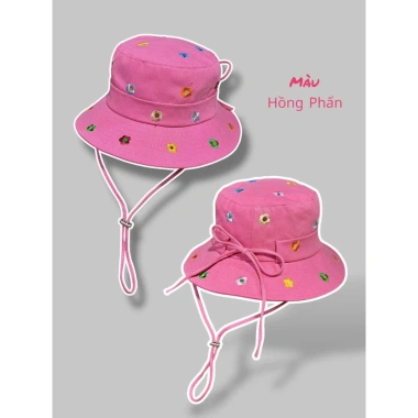 Mũ Bucket Tua Rua Đính Hột Hoa - Nón Tai Bèo Chống Nắng, Viền Rách Dây M135 Giá 45.000 9 Mũ Bucket Tua Rua Đính Hột Hoa - Nón Tai Bèo Chống Nắng, Viền Rách Dây M135 Giá 45.000 9