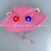 Mũ Bucket Tua Rua Xỏ Hạt, Charm Hoa Len, Nón Tai Bèo Viền Rách Hàn Quốc 67.5k 7