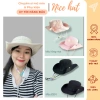 Mũ cao bồi dây ngọc Nón vành tròn nữ thời trang 4 mùa - Giá chỉ 48.000đ