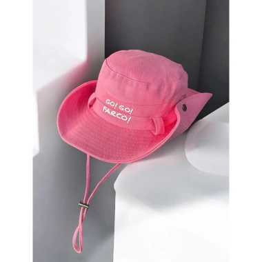 Mũ cao bồi nữ nón vành tròn dây ngọc che nắng mùa hè năng động - Giá 68.000đ