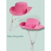 Mũ cao bồi nữ nón vành tròn dây ngọc che nắng mùa hè năng động - Giá 68.000đ 9