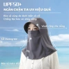 Mũ che nắng lụa băng thoáng khí trùm kín mặt, cổ choàng UV90+ giảm còn 21.500đ 8
