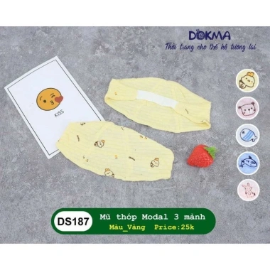 Mũ Che Thóp Sơ Sinh 3 Mảnh Modal Dokma DS187 – Giá 25.000, bảo vệ an toàn cho bé 4 Mũ Che Thóp Sơ Sinh 3 Mảnh Modal Dokma DS187 – Giá 25.000, bảo vệ an toàn cho bé 4