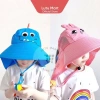 Mũ Chống Nắng Bé Tai Bèo Rộng Vành + Còi Chống Lạc, Lưới Thoáng Khí - 54.000đ 4