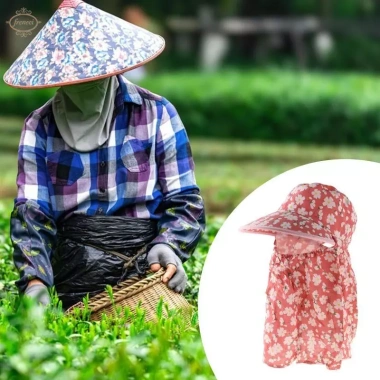 Mũ chống nắng nắp xô thoảng khí có mặt nạ cổ, thích hợp cắm trại dạo phố – giá 93.500 VND