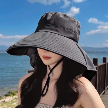 Mũ chống nắng nữ chùm gáy rộng, vanh UV - Giá chỉ 41.000 VND 9 Mũ chống nắng nữ chùm gáy rộng, vanh UV - Giá chỉ 41.000 VND 9