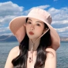 Mũ chống nắng nữ chùm gáy rộng, vanh UV - Giá chỉ 41.000 VND 10