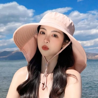 Mũ chống nắng nữ chùm gáy rộng, vanh UV - Giá chỉ 41.000 VND 10 Mũ chống nắng nữ chùm gáy rộng, vanh UV - Giá chỉ 41.000 VND 10