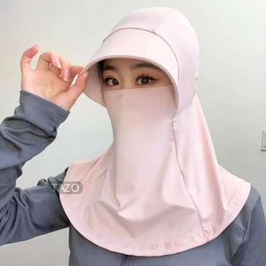 Mũ Chống Nắng Nữ Kèm Khẩu Trang Cổ Thoáng Khí UV TAZO - Giá 43.000đ
