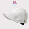 Mũ chống nắng nửa đầu Hàn Quốc màu hồng, vành rộng, móc đeo khẩu trang, buộc tóc đuôi ngựa - 29.690đ 7