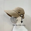 Mũ chống nắng nửa đầu, vành rộng, móc đeo khẩu trang, khóa thun co dãn - 85.000₫ 8