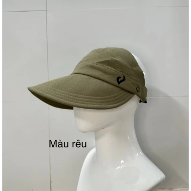 Mũ chống nắng nửa đầu, vành rộng, móc đeo khẩu trang, khóa thun co dãn - 85.000₫ 10