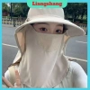 Mũ Chống Nắng UV 99% + Khẩu Trang Che Cổ Tháo Rời, Thoáng Khí, Chống Bụi - Giá 47.5k