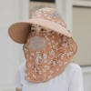 Mũ chống nắng vành rộng gấp lại kèm khẩu trang nữ - Hàng loại 1, giảm giá 35k 4