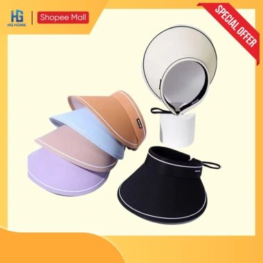 Mũ Chống Nắng Vành Rộng HGHOME Chống Tia UV – Thiết Kế Nhỏ Gọn, Sang Trọng, Giá Ưu Đãi 33.000₫
