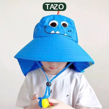 Mũ Chống Nắng Vành Rộng Nhiều Màu Cho Bé - Che Nắng Biển, UV, TAZO - 69.000₫
