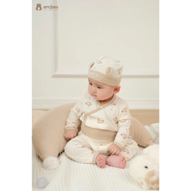 Mũ Chóp Tai Chuột Cute Cotton Mềm Mại cho Bé Sơ Sinh 0-9 Tháng - Embes 4
